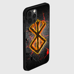 Чехол для iPhone 12 Pro Berserk fire, цвет: 3D-черный — фото 2