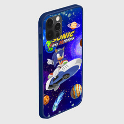 Чехол для iPhone 12 Pro Sonic Free Riders - Hedgehog - Racer, цвет: 3D-тёмно-синий — фото 2