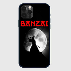 Чехол для iPhone 12 Pro Banzai - самурай, цвет: 3D-черный