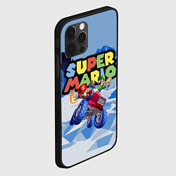 Чехол для iPhone 12 Pro Марио и Луиджи гонщики - Super Mario, цвет: 3D-черный — фото 2