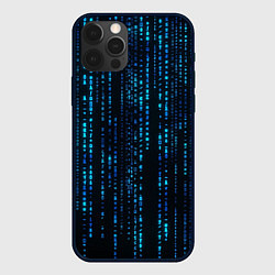 Чехол для iPhone 12 Pro Программные символы, цвет: 3D-черный