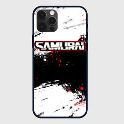Чехол для iPhone 12 Pro Samurai - cyberpunk 2077 - Белый краски, цвет: 3D-черный