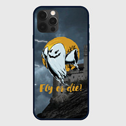 Чехол для iPhone 12 Pro Fly or die! Castle, цвет: 3D-черный