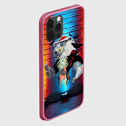 Чехол для iPhone 12 Pro Мишка-зомби - Halloween, цвет: 3D-малиновый — фото 2