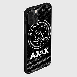 Чехол для iPhone 12 Pro Ajax с потертостями на темном фоне, цвет: 3D-черный — фото 2