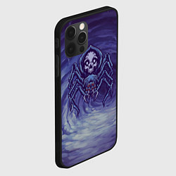 Чехол для iPhone 12 Pro Смертельный паук с черепом, цвет: 3D-черный — фото 2