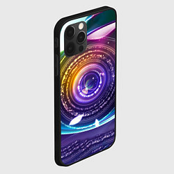 Чехол для iPhone 12 Pro Глаз Вселенной, цвет: 3D-черный — фото 2