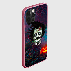Чехол для iPhone 12 Pro Голова зомби, цвет: 3D-малиновый — фото 2