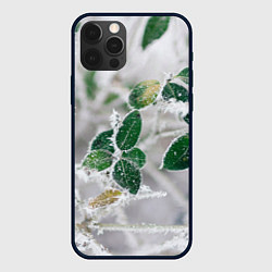 Чехол для iPhone 12 Pro Green winter, цвет: 3D-черный