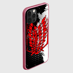 Чехол для iPhone 12 Pro АТ - Разведкорпус - Красный, цвет: 3D-малиновый — фото 2