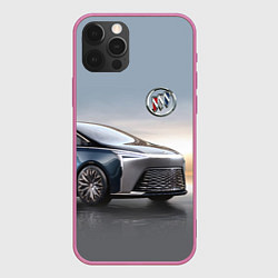 Чехол для iPhone 12 Pro Buick Flagship concept, цвет: 3D-малиновый