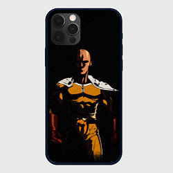 Чехол для iPhone 12 Pro One Punch-Man - человек-кулак, цвет: 3D-черный