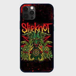 Чехол для iPhone 12 Pro Slipknot satan, цвет: 3D-черный