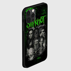 Чехол для iPhone 12 Pro Slipknot, цвет: 3D-черный — фото 2