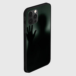 Чехол для iPhone 12 Pro Хэллоуин - тень призрака, цвет: 3D-черный — фото 2