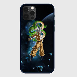 Чехол для iPhone 12 Pro Dragon Ball - Space - Son Goku, цвет: 3D-черный