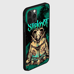 Чехол для iPhone 12 Pro Slipknot баран, цвет: 3D-черный — фото 2