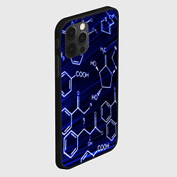 Чехол для iPhone 12 Pro Графическая химия, цвет: 3D-черный — фото 2