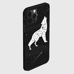 Чехол для iPhone 12 Pro Созвездие волка - волк из звезд, цвет: 3D-черный — фото 2