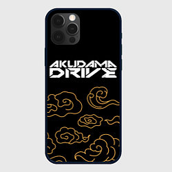 Чехол для iPhone 12 Pro Akudama Drive anime clouds, цвет: 3D-черный