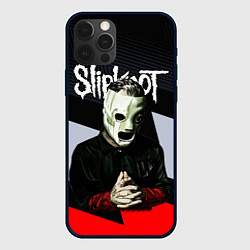 Чехол для iPhone 12 Pro Slipknot абстракция, цвет: 3D-черный