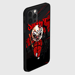 Чехол для iPhone 12 Pro Slipknot bloody, цвет: 3D-черный — фото 2