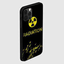 Чехол для iPhone 12 Pro Radiation - радиационная опасность, цвет: 3D-черный — фото 2