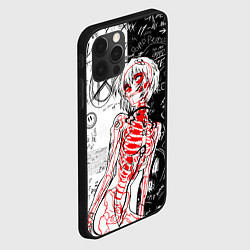 Чехол для iPhone 12 Pro Рей Аянами - dead inside mood, цвет: 3D-черный — фото 2