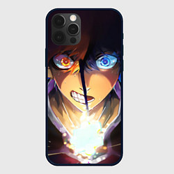 Чехол для iPhone 12 Pro Blue Lock anime, цвет: 3D-черный