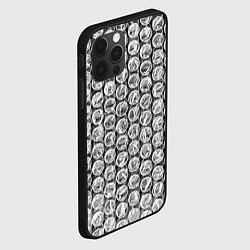 Чехол для iPhone 12 Pro Пупырка - текстура, цвет: 3D-черный — фото 2