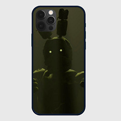 Чехол для iPhone 12 Pro Спрингтpап, цвет: 3D-черный