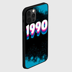 Чехол для iPhone 12 Pro Made in 1990: vintage art, цвет: 3D-черный — фото 2