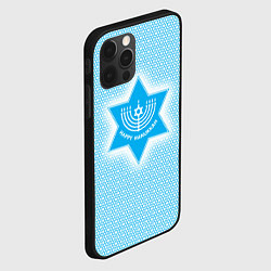 Чехол для iPhone 12 Pro Ханука светлый праздник, цвет: 3D-черный — фото 2