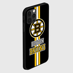 Чехол для iPhone 12 Pro Бостон Брюинз - НХЛ, цвет: 3D-черный — фото 2
