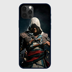 Чехол для iPhone 12 Pro Assassins Creed 4, цвет: 3D-черный