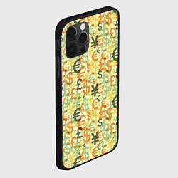Чехол для iPhone 12 Pro Денежные знаки, цвет: 3D-черный — фото 2