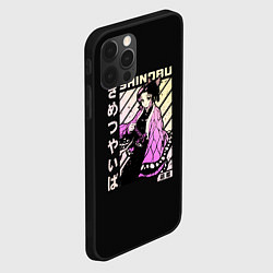 Чехол для iPhone 12 Pro Шинобу Кочо - Клинок, рассекающий демонов, цвет: 3D-черный — фото 2