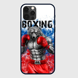 Чехол для iPhone 12 Pro Бокс - Россия, цвет: 3D-черный