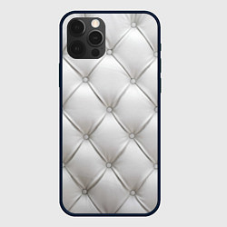 Чехол для iPhone 12 Pro Стёганая мебельная кожа - texture, цвет: 3D-черный