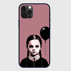 Чехол iPhone 12 Pro Мрачная Уэнздей Аддамс