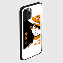 Чехол для iPhone 12 Pro Мугивара Луффи, цвет: 3D-черный — фото 2