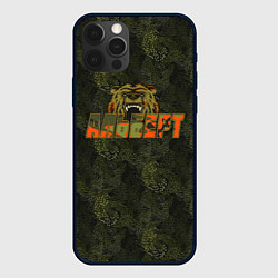 Чехол для iPhone 12 Pro Альберт камуфляж, цвет: 3D-черный