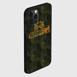 Чехол для iPhone 12 Pro Анатолий камуфляж, цвет: 3D-черный — фото 2