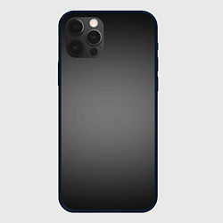 Чехол для iPhone 12 Pro Серый, черный градиент, цвет: 3D-черный