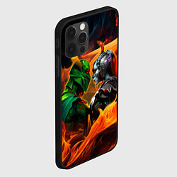 Чехол для iPhone 12 Pro Wraith King and Gueen of Pain, цвет: 3D-черный — фото 2