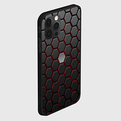 Чехол для iPhone 12 Pro Броня из стали, цвет: 3D-черный — фото 2