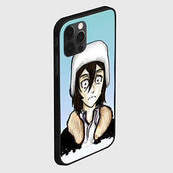 Чехол для iPhone 12 Pro Достоевский в шапке, цвет: 3D-черный — фото 2