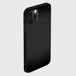 Чехол для iPhone 12 Pro Черная виньетка для черного, цвет: 3D-черный — фото 2