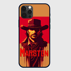 Чехол для iPhone 12 Pro John Marston poster, цвет: 3D-черный