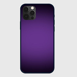 Чехол для iPhone 12 Pro Оттенок индиго в черной виньетке, цвет: 3D-черный
